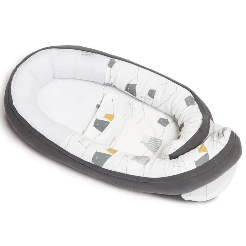 DOOMOO Réducteur de lit cocoon bear grey DOOMOO Réducteur de lit cocoon bear grey