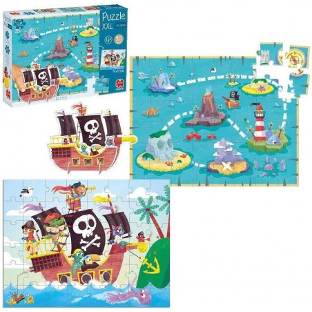 GOULA Puzzle XXL Découverte des Pirates