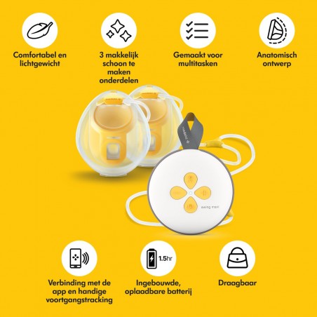 MEDELA Swing maxi Hand-free tire lait mains libres