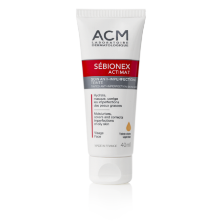 ACM SEBIONEX ACTIMAT soin anti-imperfection teinté claire 40 ml