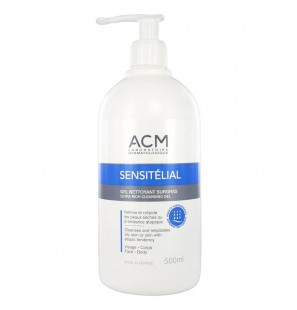 ACM SENSITELIAL gel nettoyant surgras 500 ml