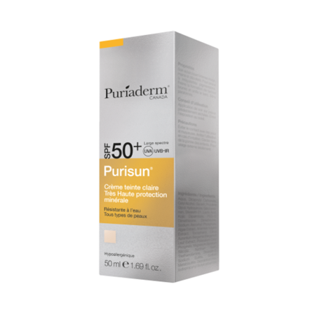 PURIADERM PURISUN crème solaire teintée spf 50+ (50ml)