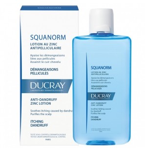 DUCRAY SQUANORM lotion antipelliculaire au Zinc | 200 ml