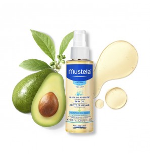 MUSTELA huile de massage à l'huile d'avocat | 100 ml