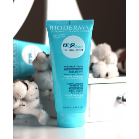 BIODERMA ABCDERM gel moussant | 200 ml