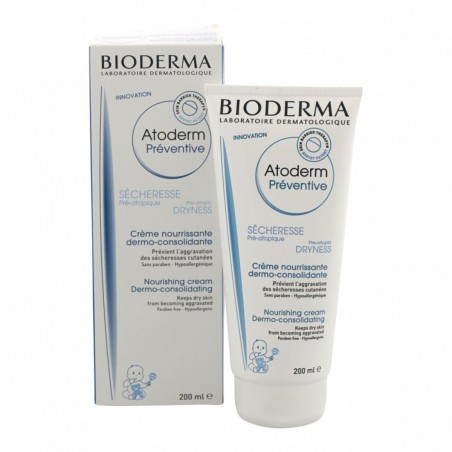 BIODERMA ATODERM préventive sécheresse crème nourrissante 200 ml