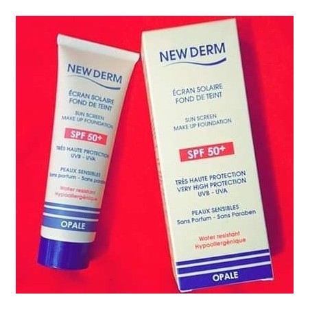 NEW DERM écran solaire teintée Opale spf50+ (50ML)