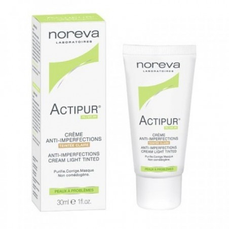 NOREVA ACTIPUR teintée claire crème matifiante anti-imperfections 30 ml