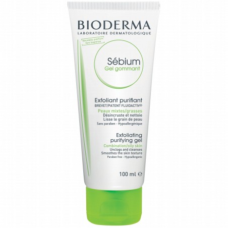 BIODERMA SEBIUM  gel  gommant exfoliant purifiant 100 ml