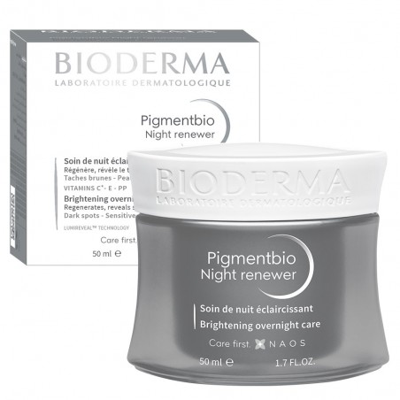 BIODERMA PIGMENTBIO night renewer soin éclaircissant nuit 50 ml