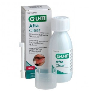 GUM AFTA CLEAR bain de bouche 120 ml