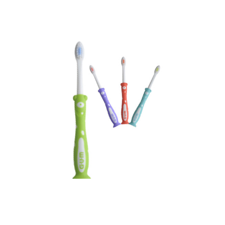 GUM brosse à dents Junior 3-6 ans rose REF 901